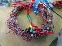 クリスマスリース①