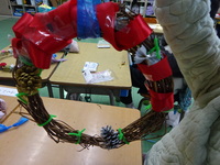 クリスマスリース④