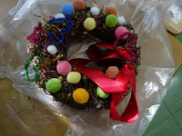 クリスマスリース⑤