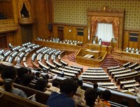 参議院議場での見学