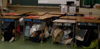 シェルターづくりの様子②